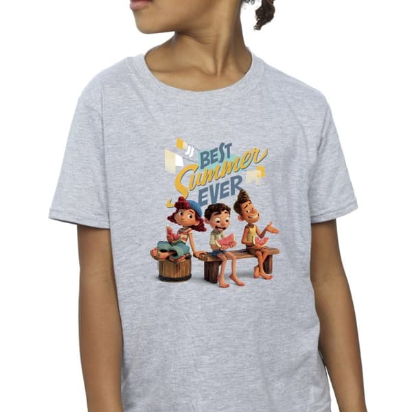 Disney Flickor Luca Best Summer Ever T-shirt i bomull