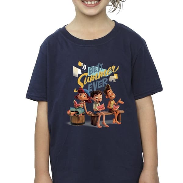 Disney Flickor Luca Best Summer Ever T-shirt i bomull