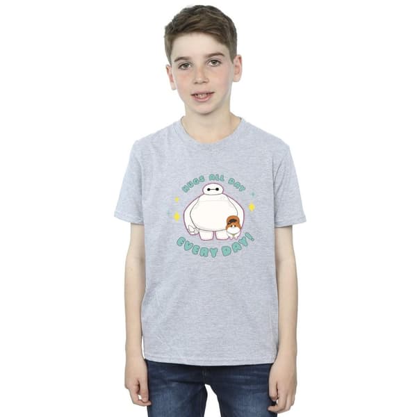 Disney Boys Big Hero 6 Baymax Hugs Everyday T-Shirt