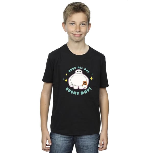 Disney Boys Big Hero 6 Baymax Hugs Everyday T-Shirt