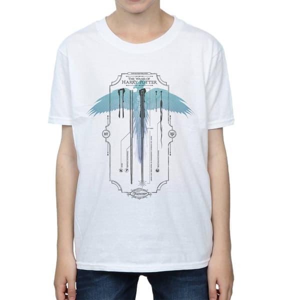 Harry Potter Garrick Ollivander - trollstaven - T-shirt för pojkar