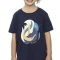 Miniatyrbild 3 av 4: Disney Den lilla sjöjungfrun - T-shirt i bomull med färgsilhuetter för flickor