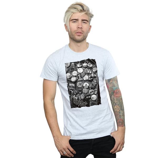 AC/DC Mens Badges Collection T-Shirt