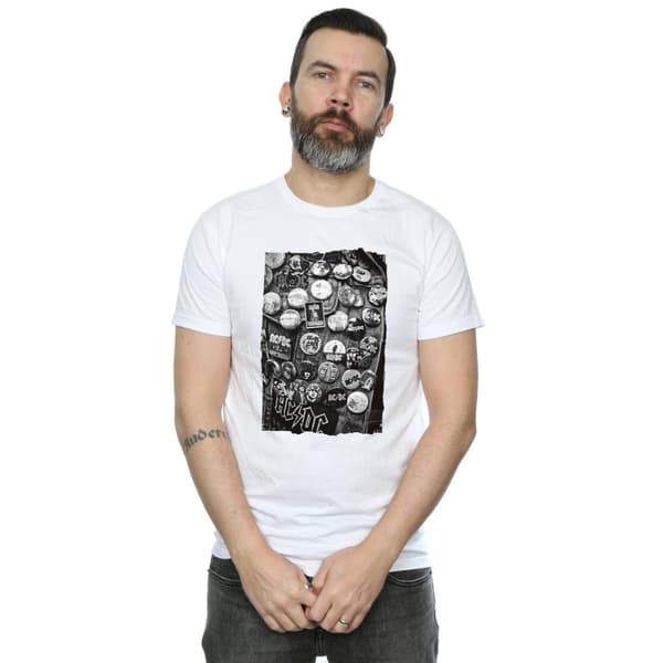AC/DC Mens Badges Collection T-Shirt