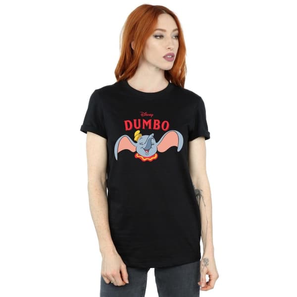Disney Dam/Lady Dumbo Smile Boyfriend T-shirt i bomull
