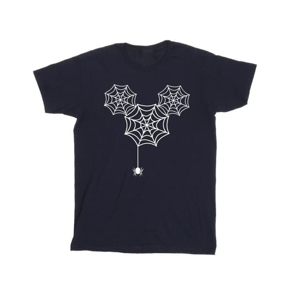 Disney Boys Mickey Mouse Spider Web Head T-Shirt