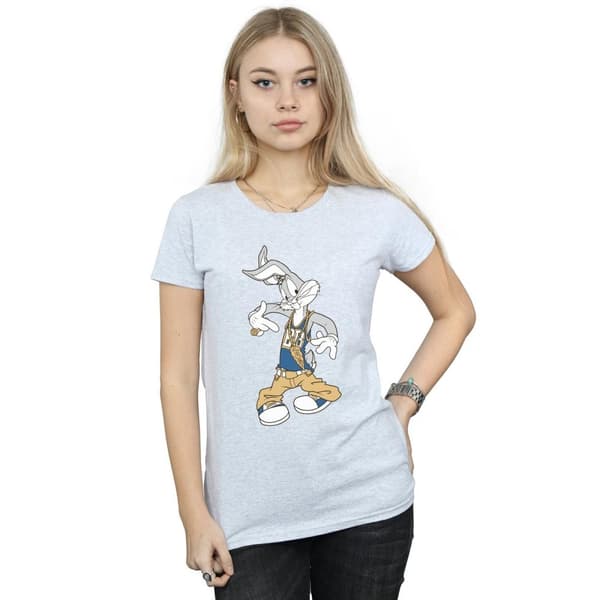 Looney Tunes Womens/Ladies Bugs Bunny Rapper Cotton T-Shirt