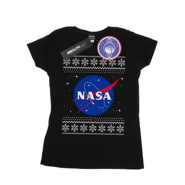 NASA Womens/Ladies Classic Fair Isle Cotton T-Shirt