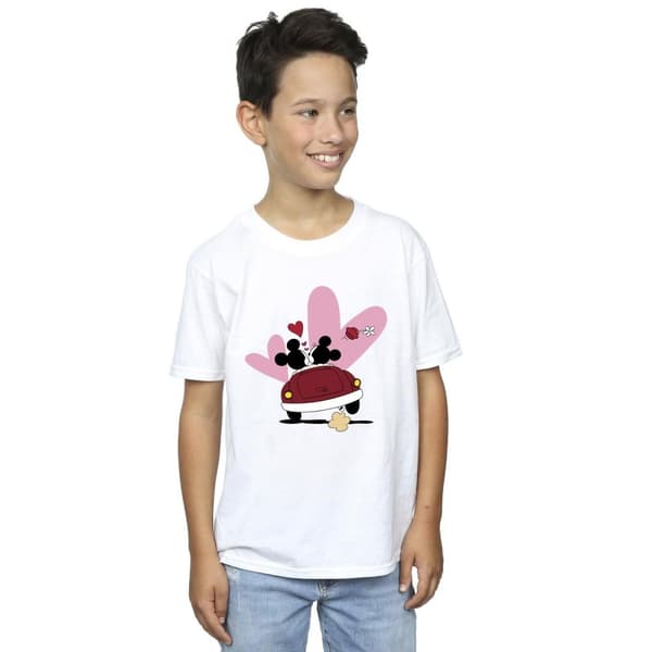 Disney T-shirt med bilmotiv av Musse Pigg för pojkar