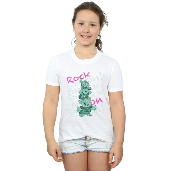 Disney Frozen Trolls Rock On T-shirt i bomull för flickor