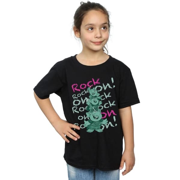 Disney Frozen Trolls Rock On T-shirt i bomull för flickor