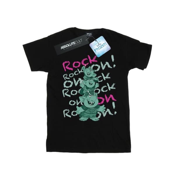 Disney Frozen Trolls Rock On T-shirt i bomull för flickor