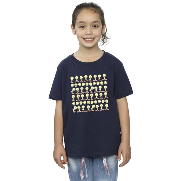 Looney Tunes Girls Tweety Repeat Cotton T-Shirt