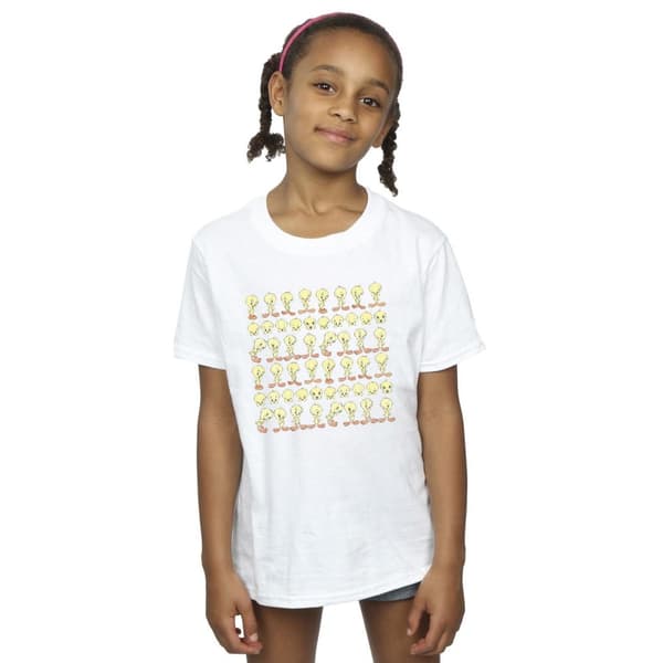 Looney Tunes Girls Tweety Repeat Cotton T-Shirt