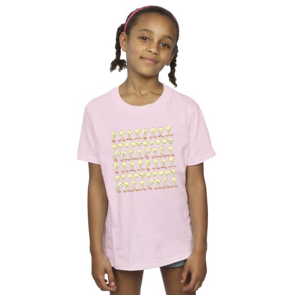 Looney Tunes Girls Tweety Repeat Cotton T-Shirt