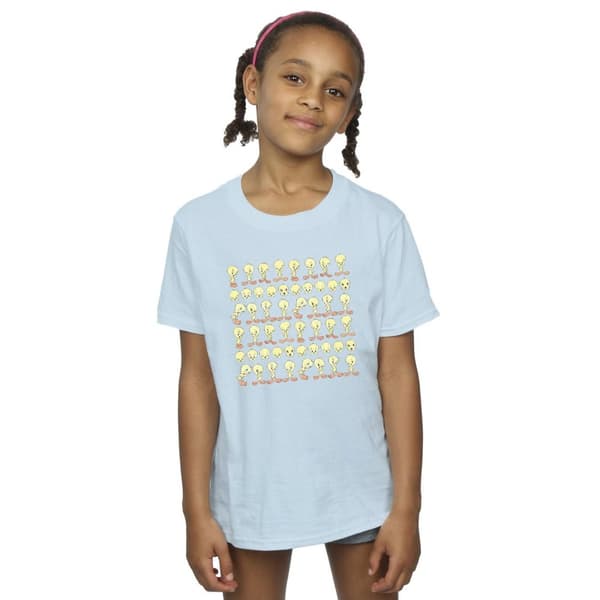 Looney Tunes Girls Tweety Repeat Cotton T-Shirt