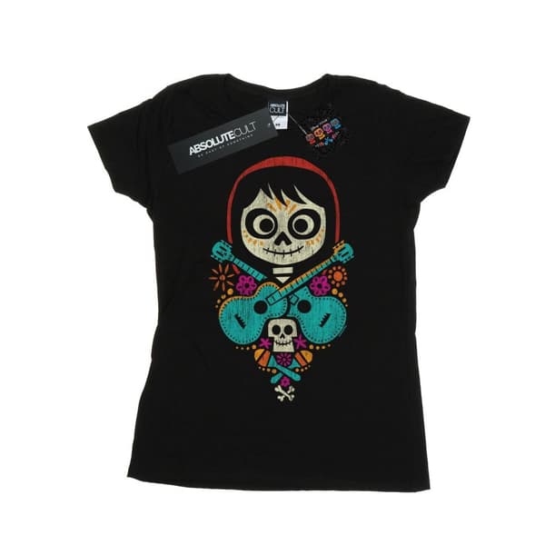 Disney Bomulls-T-shirt med korsade gitarrer från Coco Miguel - dam/dam