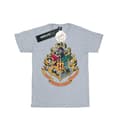 Miniatyrbillede 1 af 3: Harry Potter Mens Hogwarts Crest Gold Ink T-Shirt