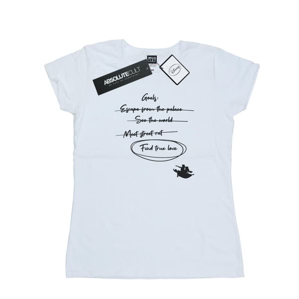 Disney Dam/Tjej - Aladdin Jasmine - Bomulls-T-shirt med mål