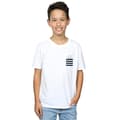 Miniatyrbillede 2 af 5: Looney Tunes Boys Tweety Pie Striped Faux Pocket T-Shirt