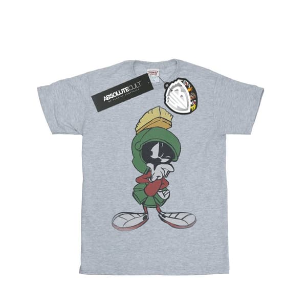Looney Tunes Marvin the Martian Pose T-shirt i bomull för flickor