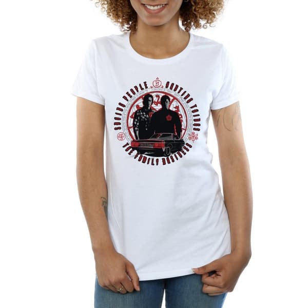 Supernatural Dam/kvinnor Family Business T-shirt i bomull