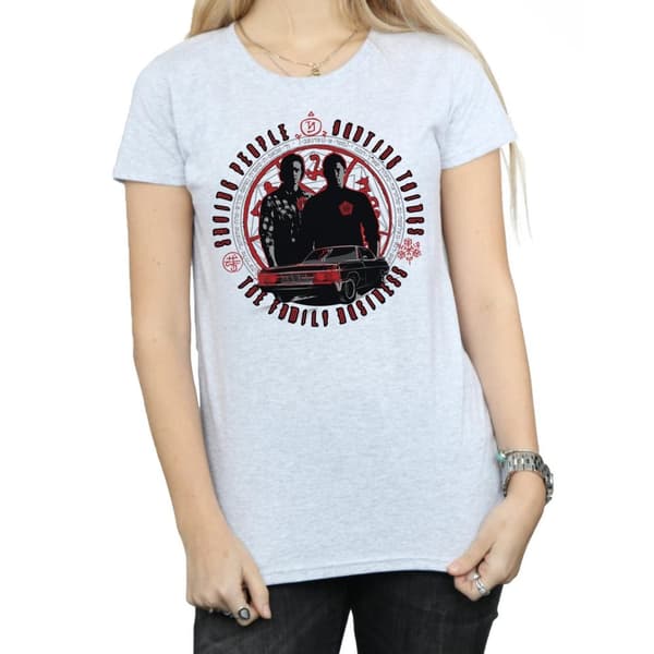 Supernatural Dam/kvinnor Family Business T-shirt i bomull