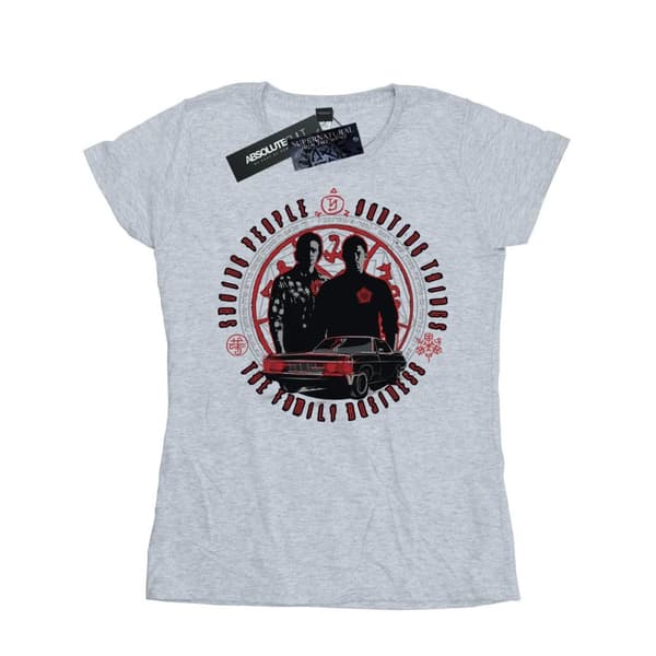 Supernatural Dam/kvinnor Family Business T-shirt i bomull