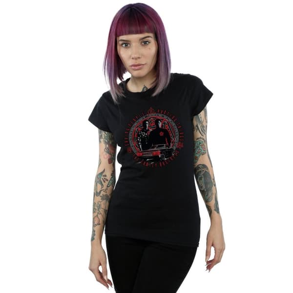 Supernatural Dam/kvinnor Family Business T-shirt i bomull