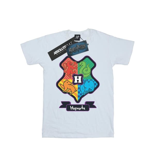 Harry Potter Girls Hogwarts Junior Crest Cotton T-Shirt