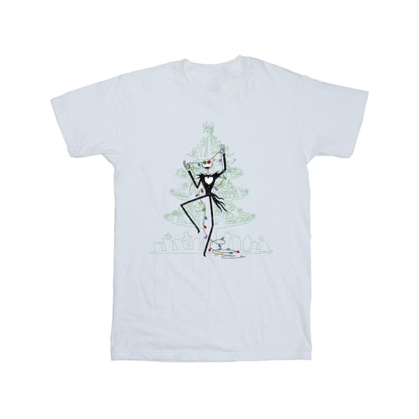 Disney The Nightmare Before Christmas Tree - grön t-shirt för herrar
