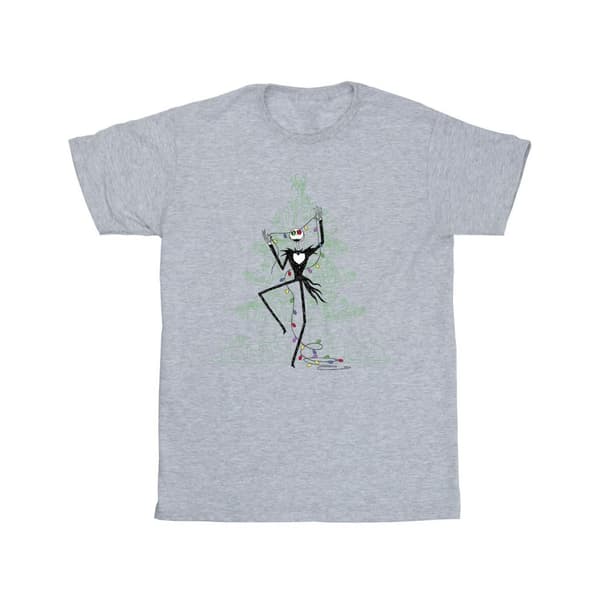 Disney The Nightmare Before Christmas Tree - grön t-shirt för herrar