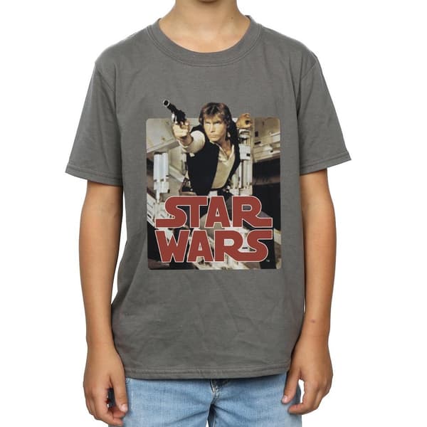 Star Wars Boys Han Solo Shooting T-Shirt