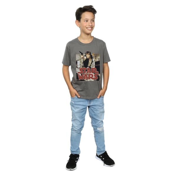 Star Wars Boys Han Solo Shooting T-Shirt