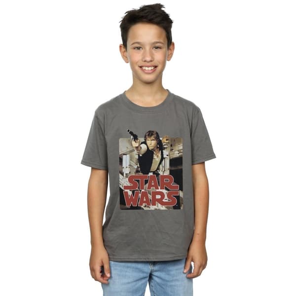 Star Wars Boys Han Solo Shooting T-Shirt