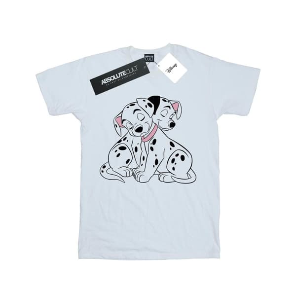 Disney Dam/Tjej 101 Dalmatians Puppy Love Boyfriend T-shirt i bomull