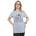 Miniatyrbild 2 av 3: Disney Dam/Tjej 101 Dalmatians Puppy Love Boyfriend T-shirt i bomull