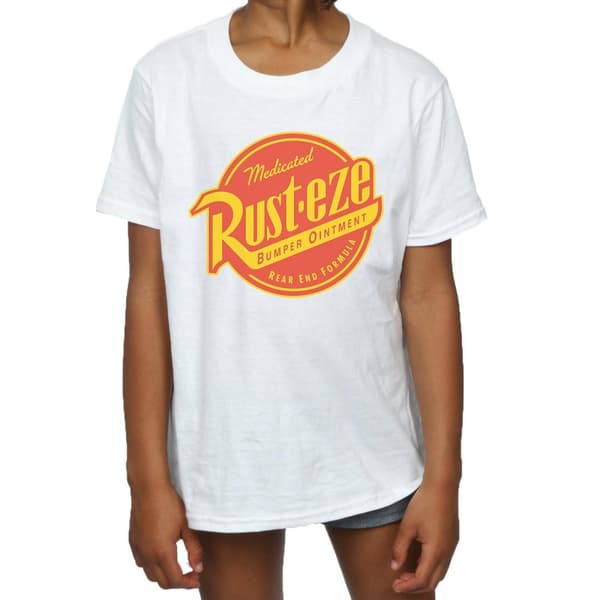 Disney Girls Cars Rust-Eze Logo Cotton T-Shirt