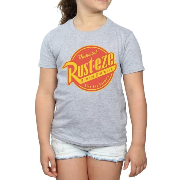 Disney Cars Rust-Eze T-shirt med logotyp i bomull för flickor