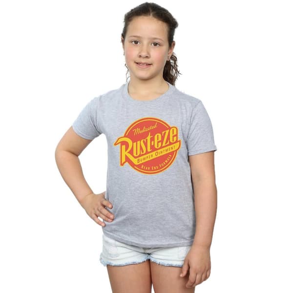 Disney Cars Rust-Eze T-shirt med logotyp i bomull för flickor