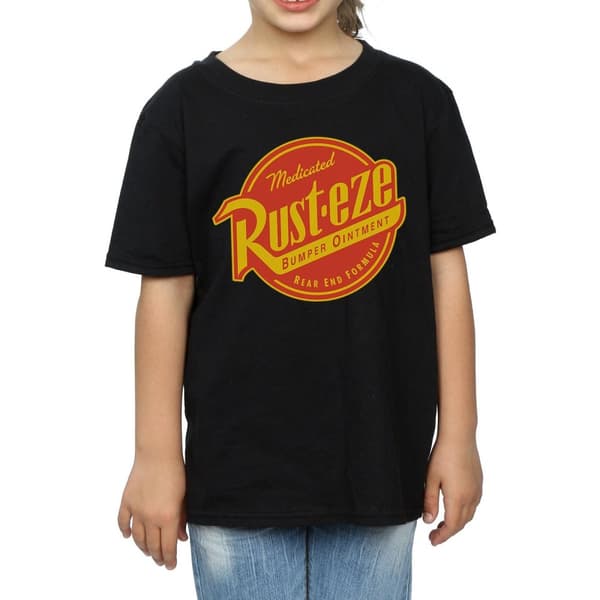 Disney Girls Cars Rust-Eze Logo Cotton T-Shirt