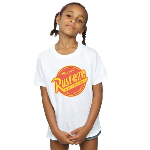 Disney Girls Cars Rust-Eze Logo Cotton T-Shirt