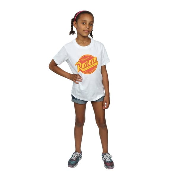 Disney Girls Cars Rust-Eze Logo Cotton T-Shirt