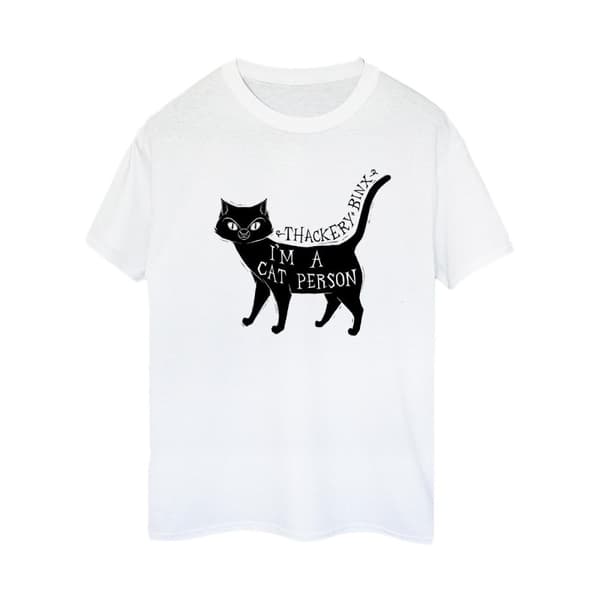Disney Dam/Tjej Hocus Pocus A Cat Person Boyfriend T-shirt i bomull