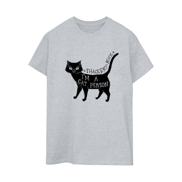Disney Dam/Tjej Hocus Pocus A Cat Person Boyfriend T-shirt i bomull
