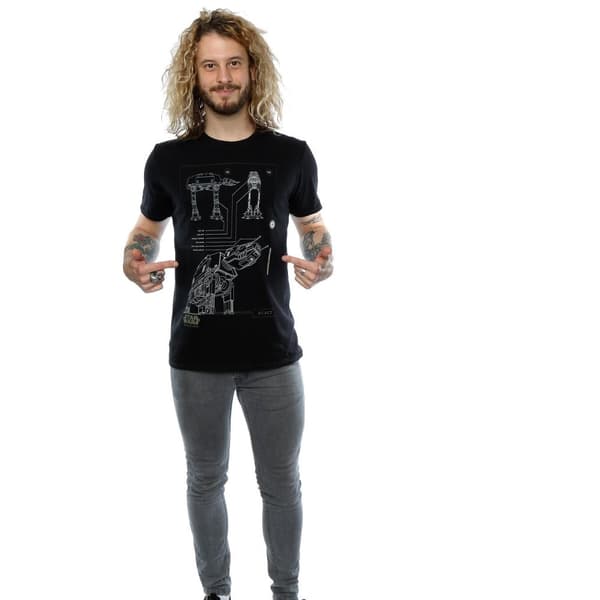 Star Wars Mens Rogue One AT-ACT T-Shirt