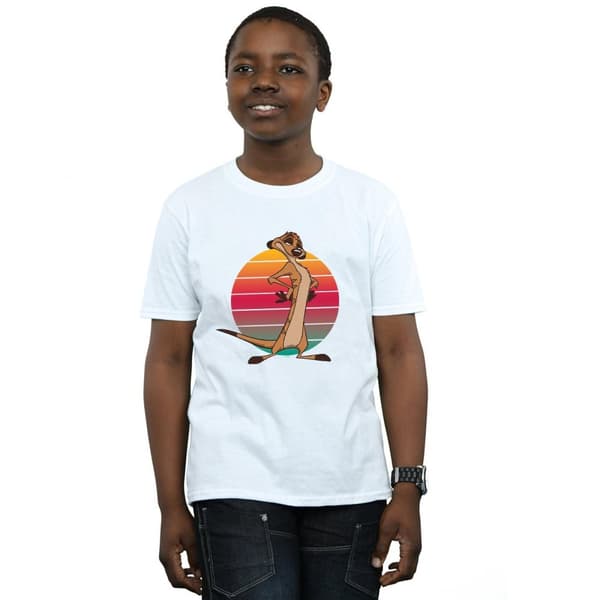 Disney Pojkar Lejonkungen Timon Sunset T-shirt