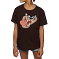 Miniatyrbild 3 av 5: Looney Tunes Tasmanian Devil Face - bomulls-T-shirt för flickor