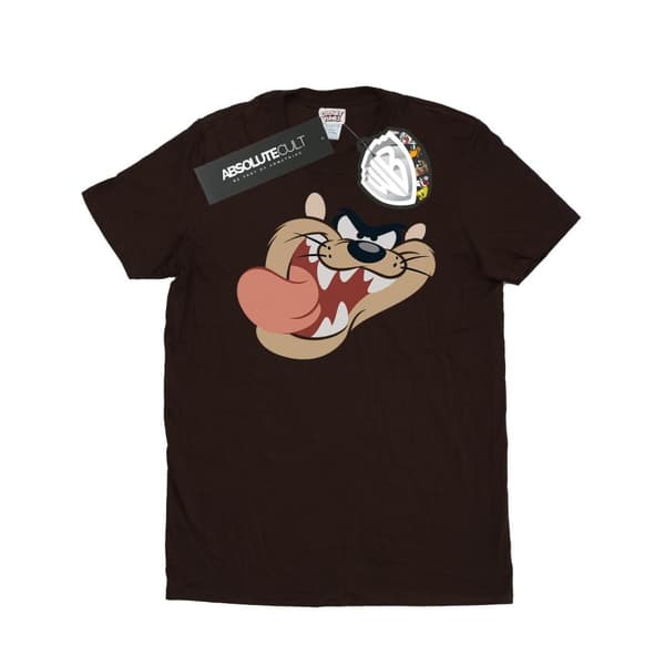 Looney Tunes Tasmanian Devil Face - bomulls-T-shirt för flickor