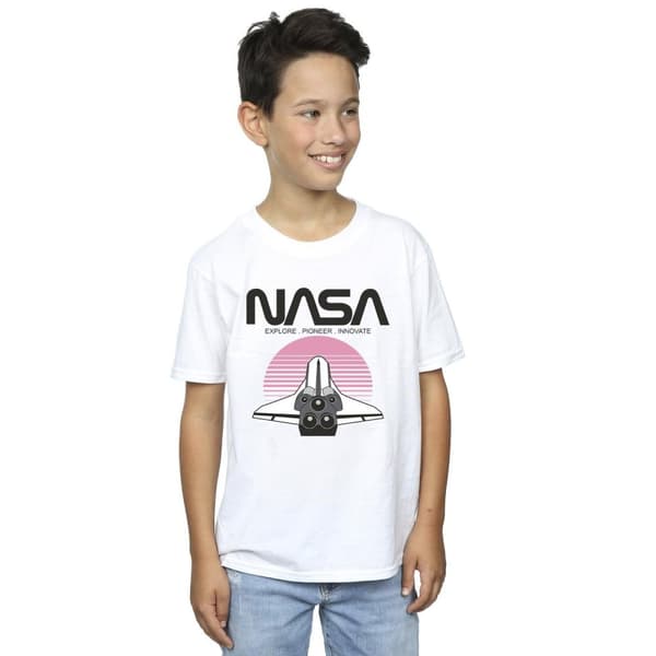 NASA Rymdfärjan Sunset - T-shirt för pojkar